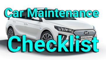 Car Maintenance Checklist