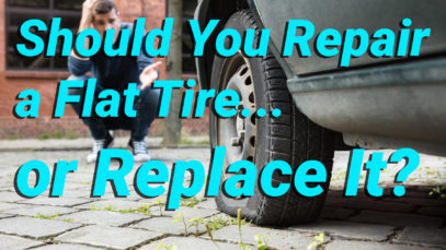 Should You Repair a Flat Tire or Replace It