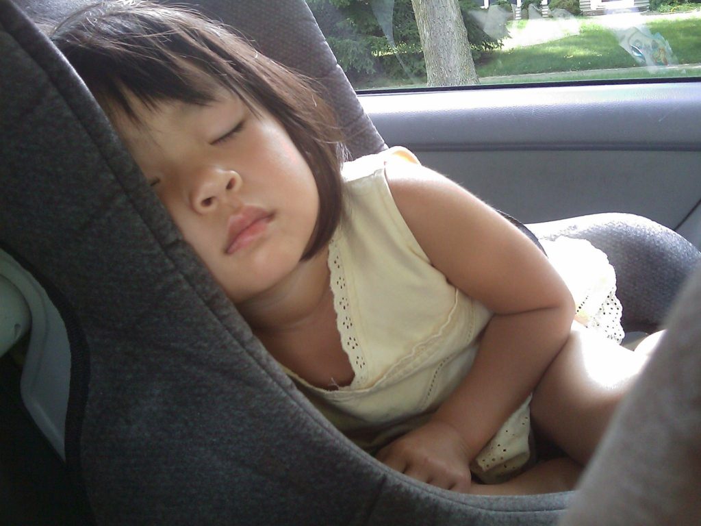 Child Sleep in a Car Child Seat